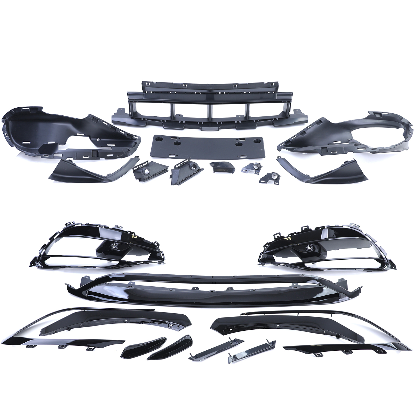 Voorbumper passend voor Mercedes CLA A45 AMG facelift look 14-19
