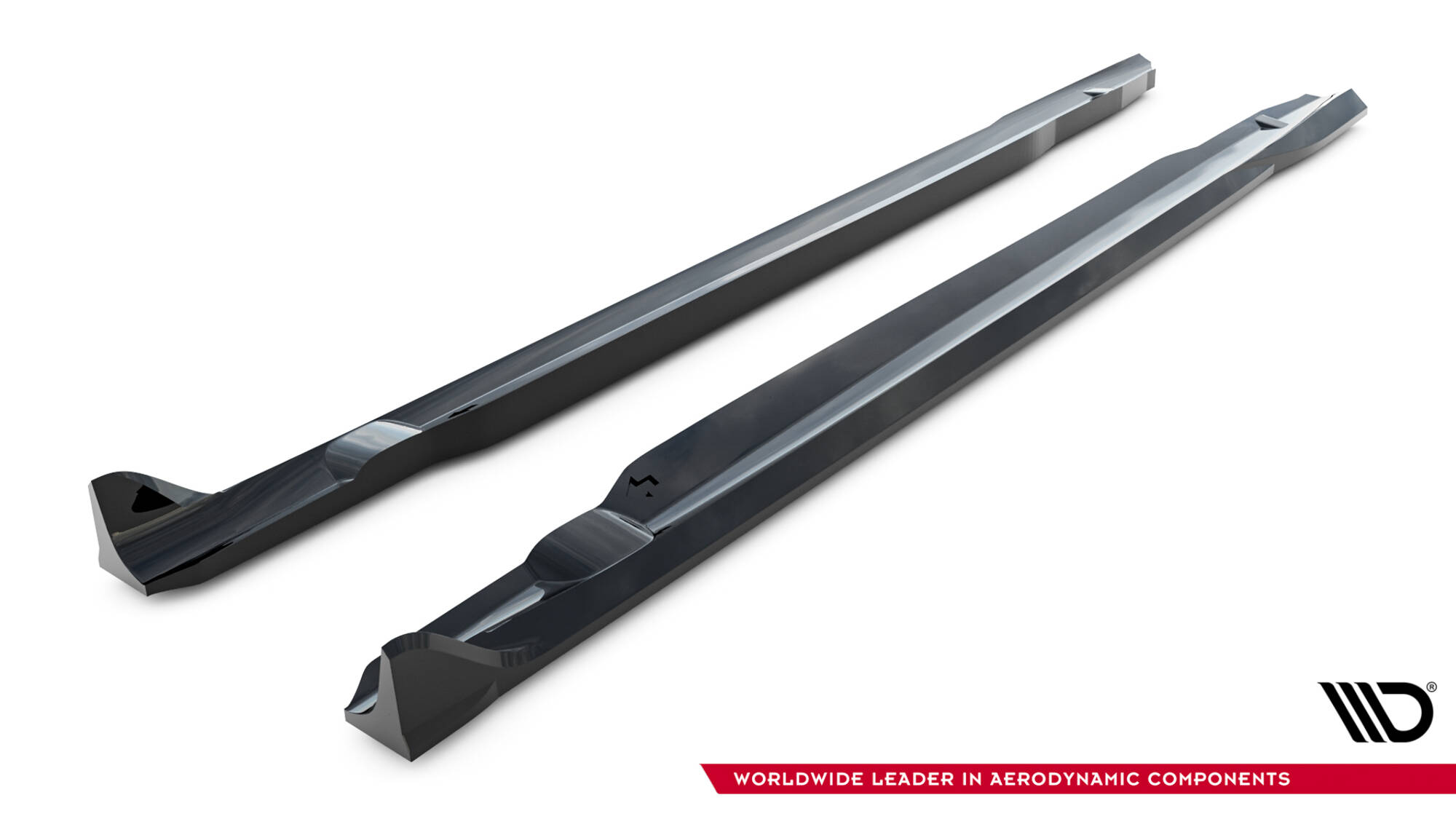 Zijskirts passend voor Mercedes-AMG CLE 53 / AMG-Line C236 Maxton Glanzend zwart