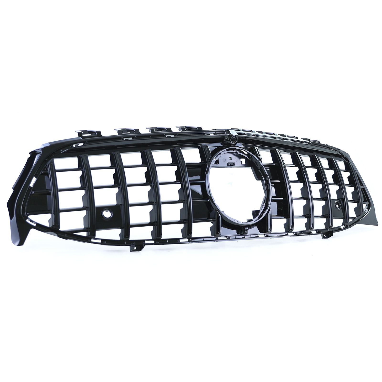 Grill passend voor Mercedes CLA C118, X118 Glans Zwart 19-23 GT Look