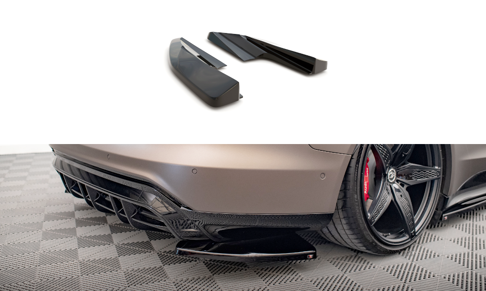 Zijdiffusers V.1 Audi E-Tron GT & RS GT Maxton Glans Zwart