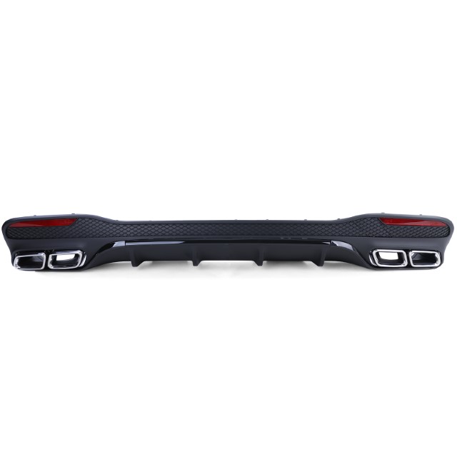 Diffuser passend voor Mercedes GLE W166 SUV 15-18 GLE63 Look Uitlaat sierstukken