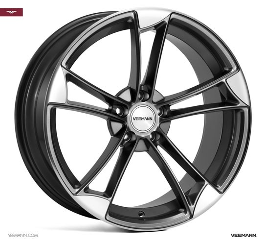 Veemann VM1 20X9 5X112 ET25 SAPPHIRE-GREY-MACHINED-POLISHED Velg