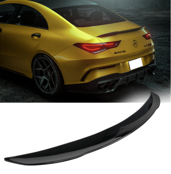 Spoiler passend voor Mercedes CLA-Klasse W118 Sedan Glans Zwart