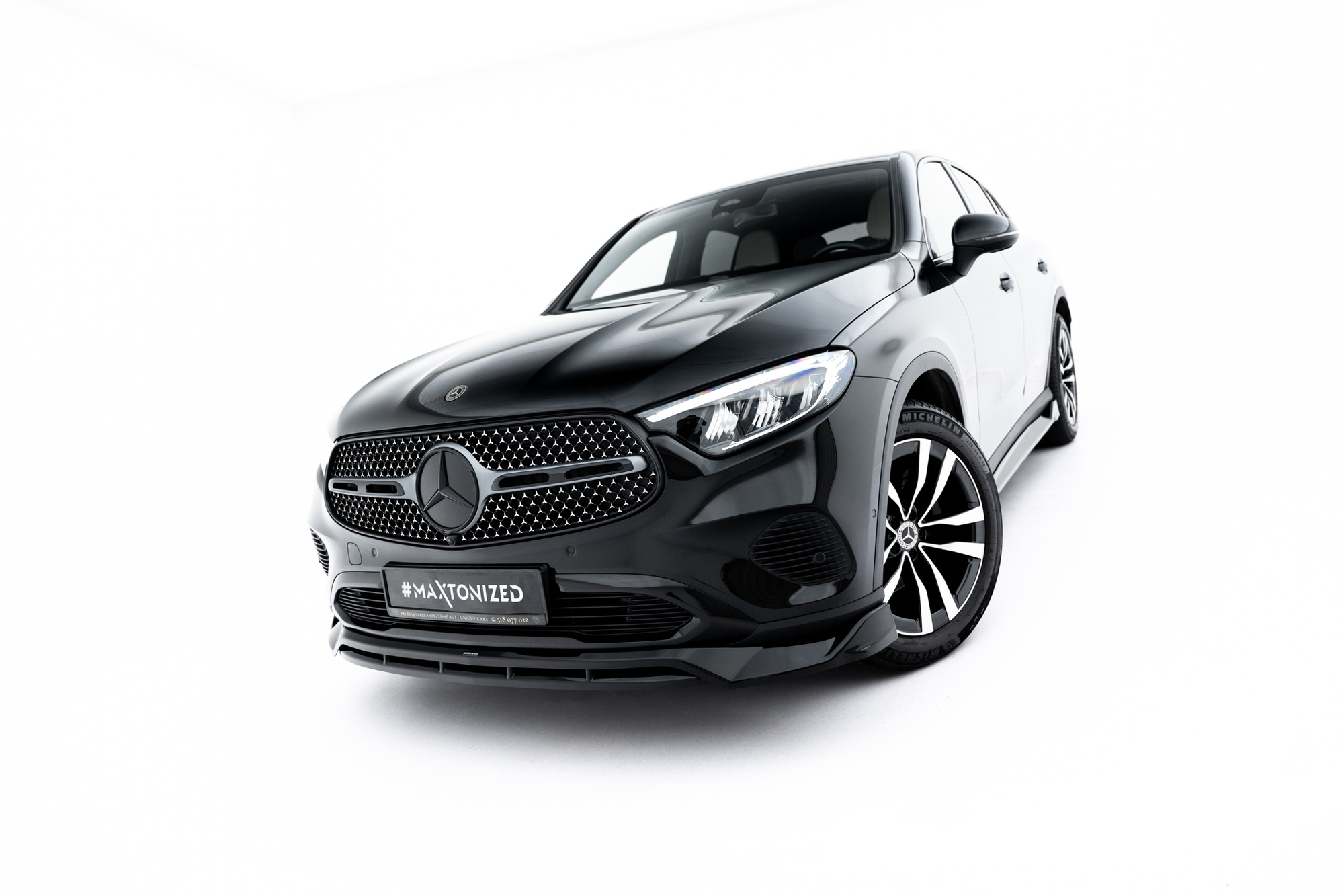 Voorspoiler passend voor Mercedes-Benz GLC Coupé 2022 – 