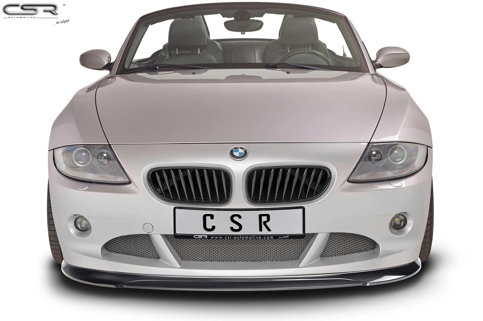 Voorspoiler passend voor BMW Z4 E85 Glans Zwart