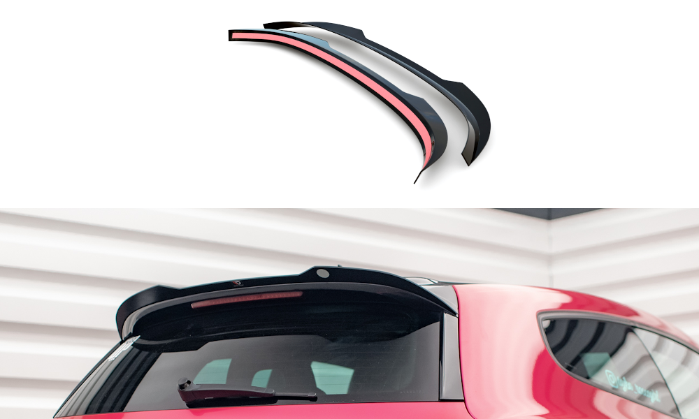 Spoiler passend voor Volkswagen Scirocco Maxton Glans Zwart