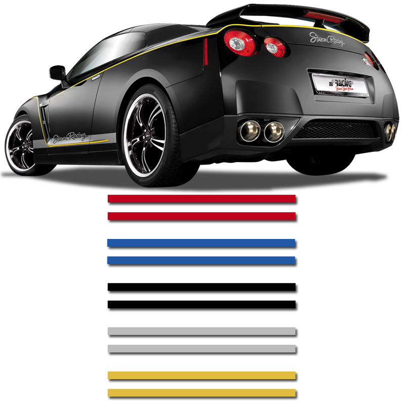 Universele zelfklevende striping AutoStripe Cool270 - Goud - 2+2mm x 975cm