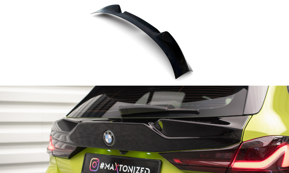 Spoiler passend voor BMW 1 F40 M Pakket & M135i Maxton Glans Zwart