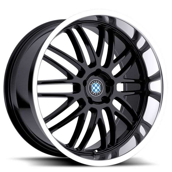 Velgen Beyern Mesh 20x8,5 5x120 ET20 Glanzend Zwart + Machined R