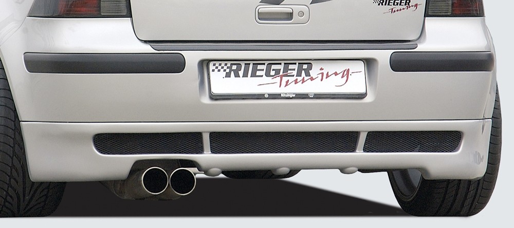 Achterbumper Diffuser passend voor VW Golf IV Rieger