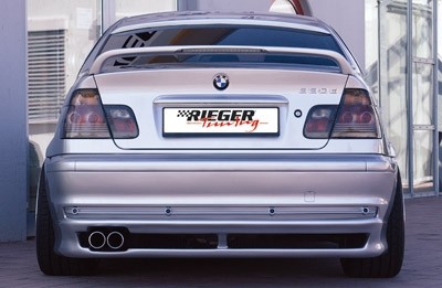Achterbumper Diffuser passend voor BMW E46 Sedan Rieger