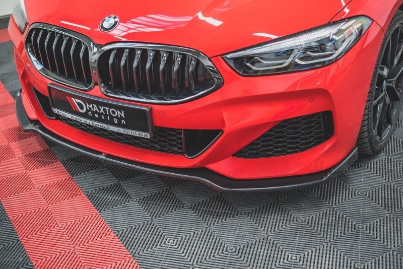 Voorspoiler passend voor BMW M850i G15 V.2 Glanzend Zwart