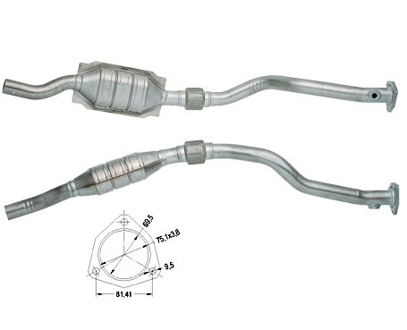Audi A6 Quattro 2.8 V6 2771 cc 142 Kw / 193 cv ALG Magnaflow CAT