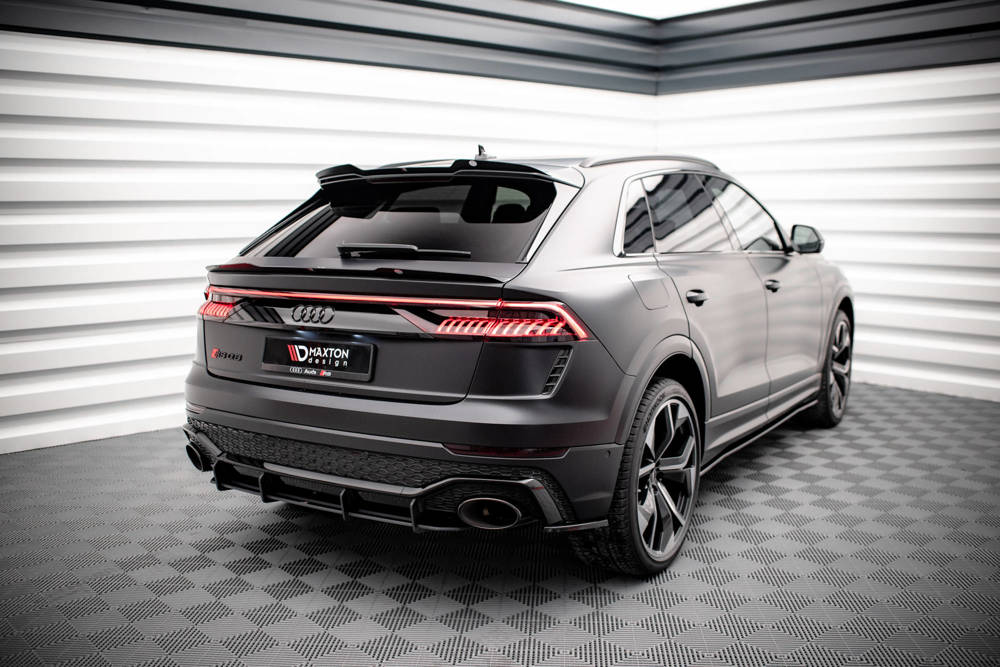 Zijskirts passend voor Audi RSQ8 Maxton Glans Zwart