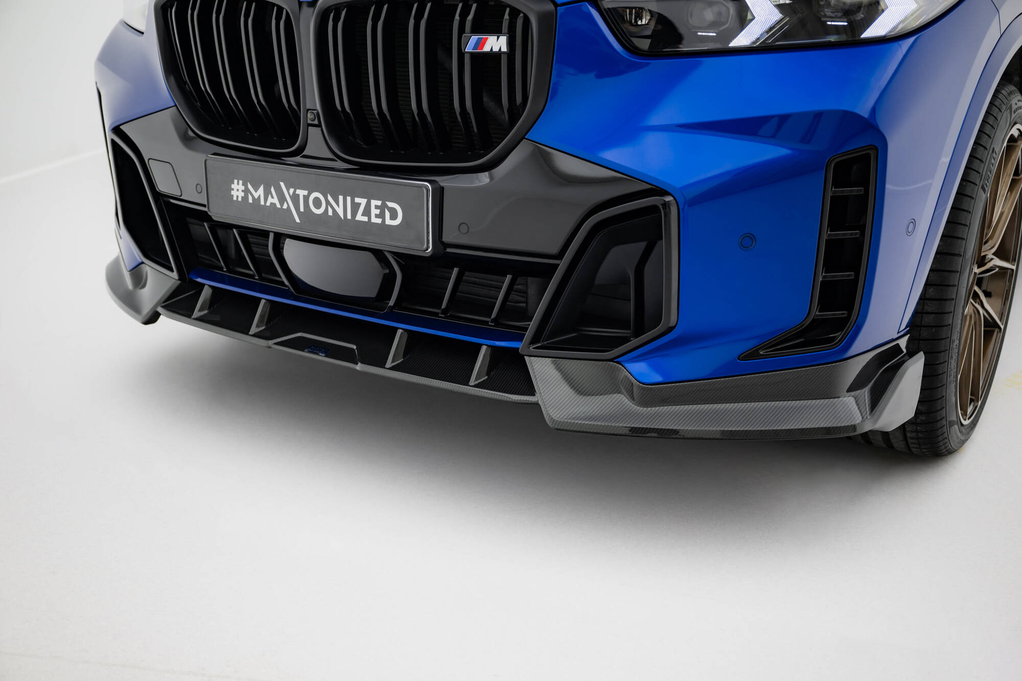 Carbon Fiber Bodykit passend voor BMW X5 M-Pack G05 Facelift Maxton Glanzend zwart