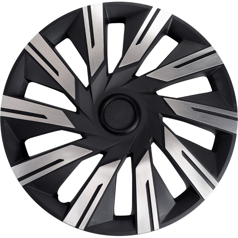 4-Delige J-Tec Wieldoppenset Tecna 14-inch alu/zwart