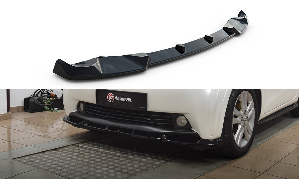 Voorspoiler Toyota IQ Glans Zwart Maxton