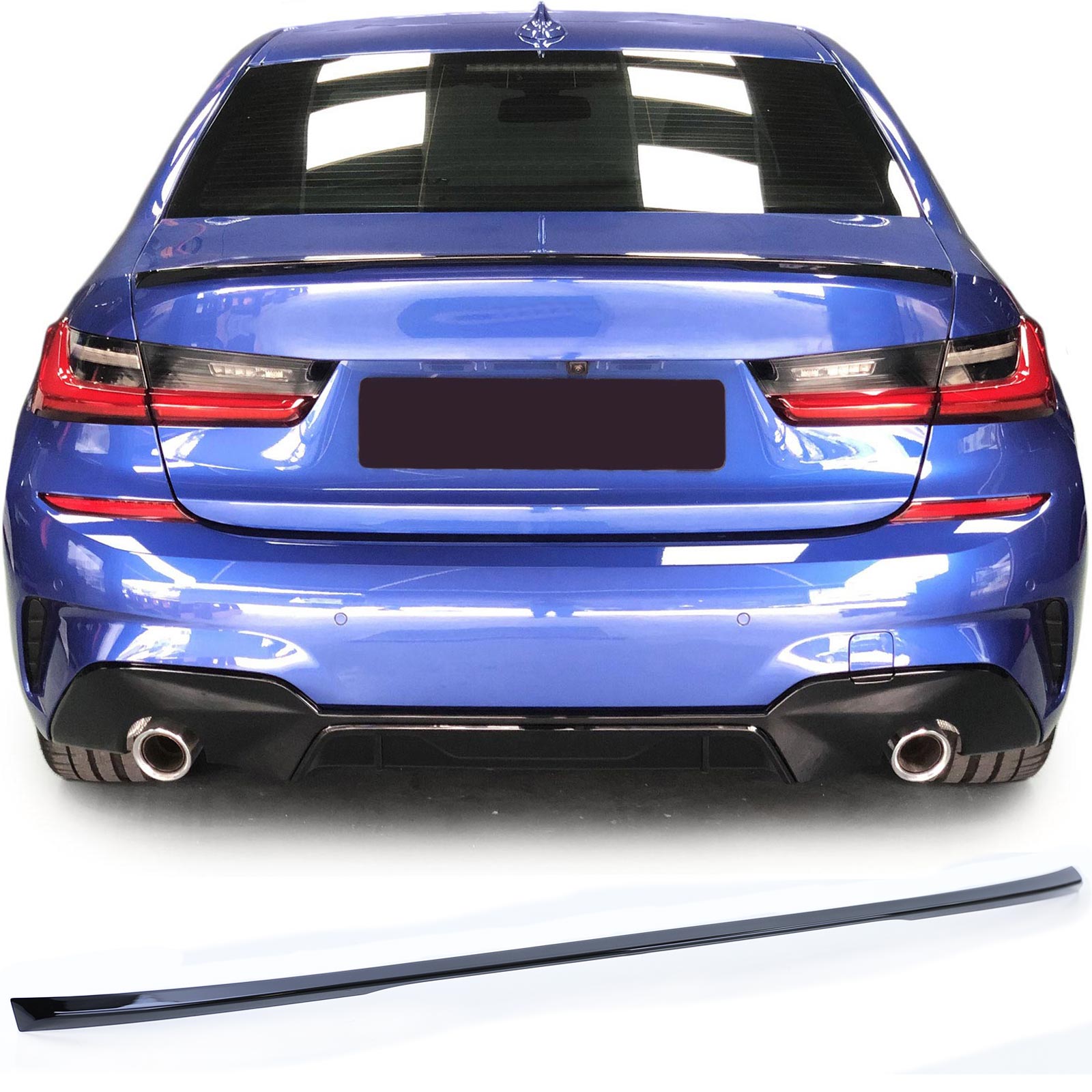 Bodykit passend voor BMW 3 Serie G20 Glans Zwart Look M-Pakket