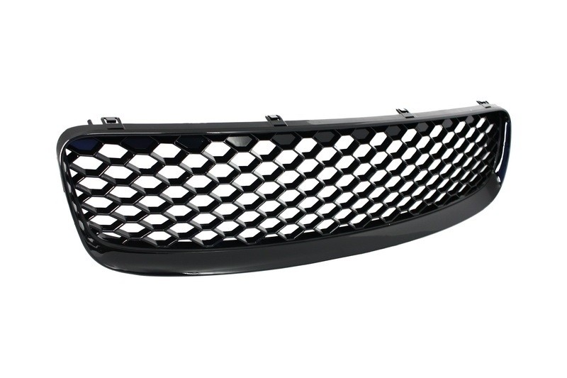 Grill passend voor Audi TT 8N (1998-2006) RS Design Piano Black Embleemloos