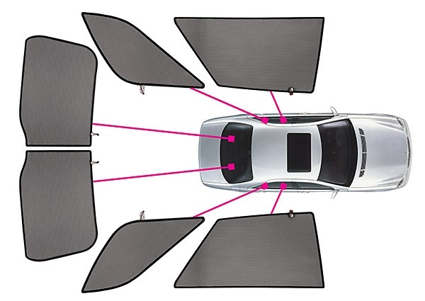 Privacy Shades Citroen C4 coupe 2004-