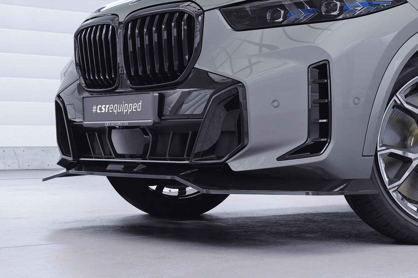 Voorspoiler passend voor BMW X5 G05 glans zwart