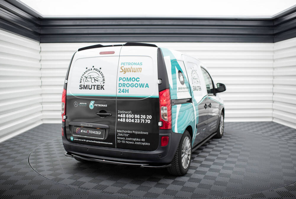 Diffuser passend voor Mercedes Benz Citan Maxton Glans Zwart