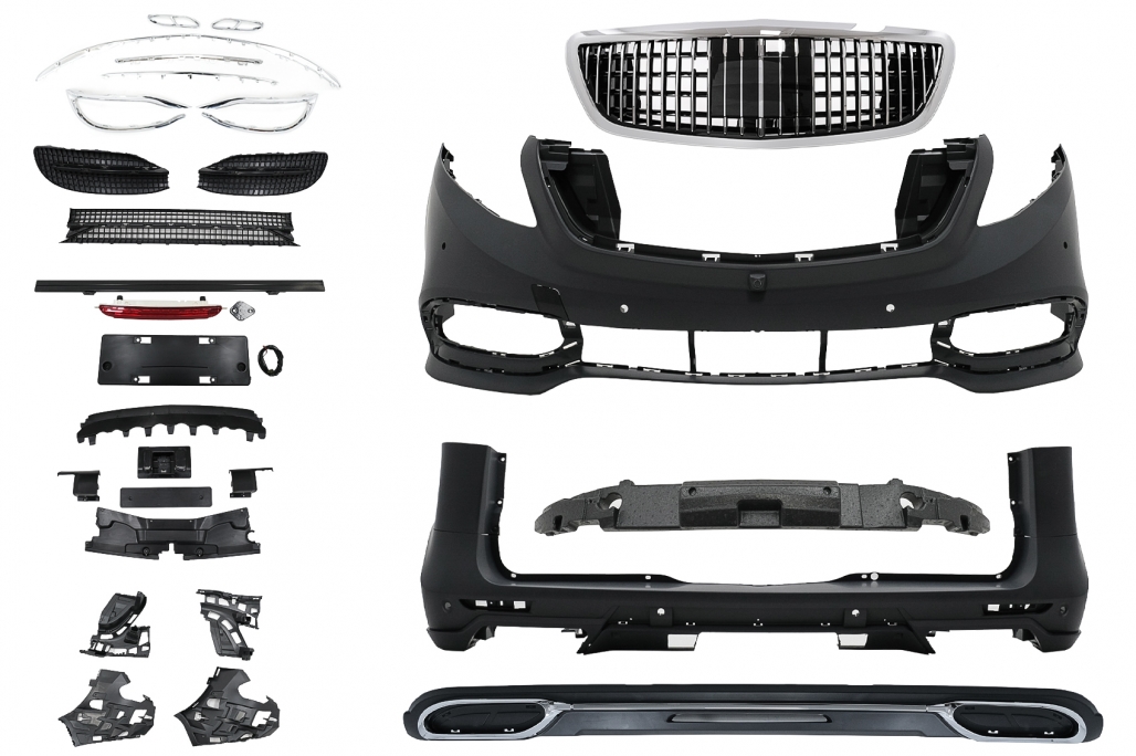 Bodykit passend voor Mercedes V-Klasse W447 15-19 Maybach Look