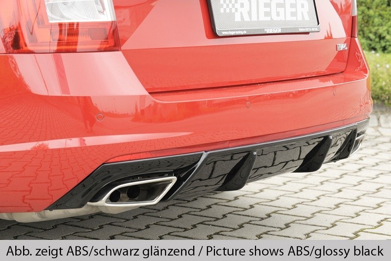 Achterbumper Diffuser Rieger Skoda Octavia RS 5E