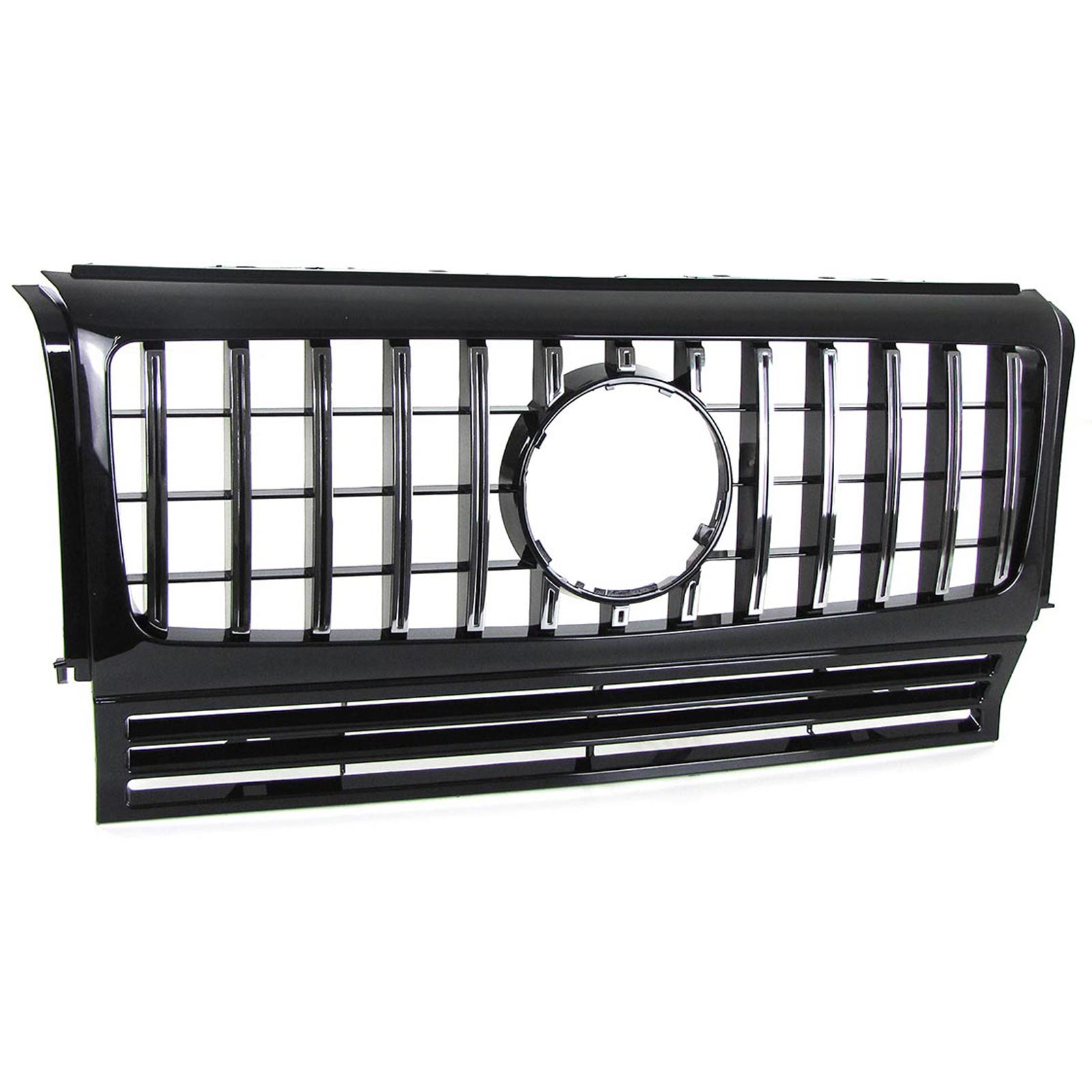 Grill passend voor Mercedes W463 G-Klasse 90-18  zwart chroom