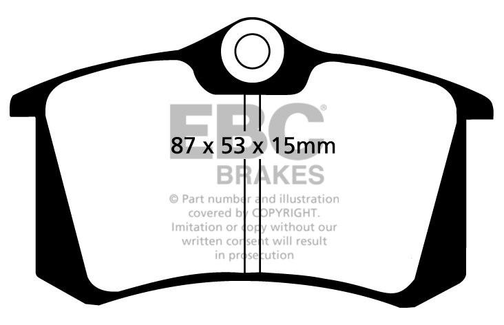 EBC Brakes PEUGEOT Partner Combi 1.6 (ESP) 2003-2008 Remblokken