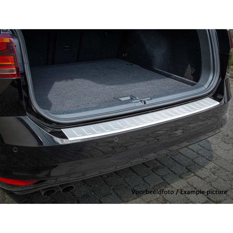 MAX6 Geborsteld RVS Achterbumperbeschermer  Seat Ateca (KH7) FR/Xcellence/Style 2016-