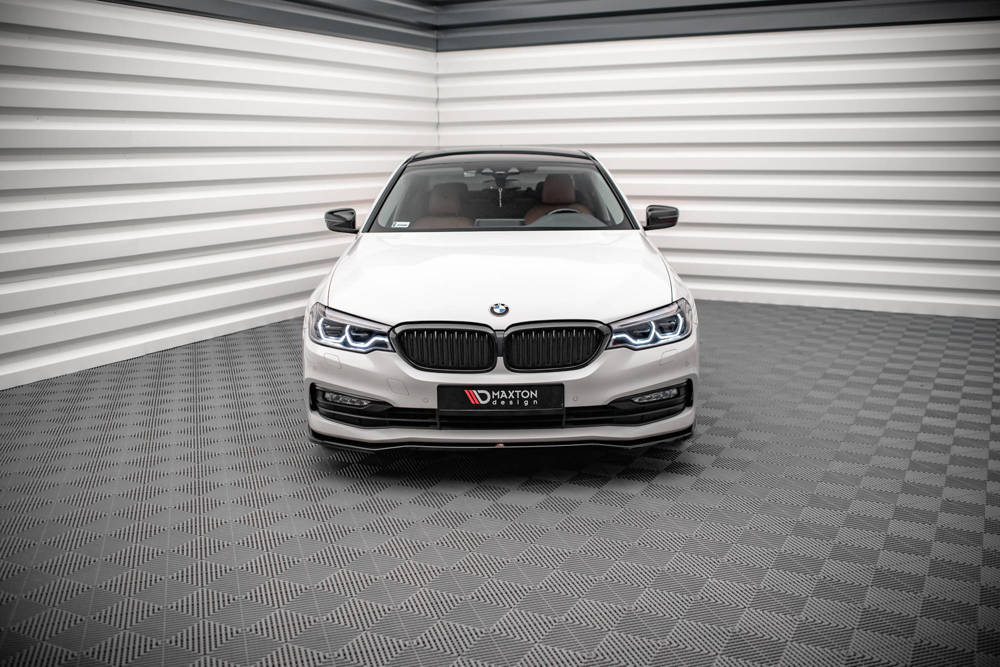 Voorspoiler V.1 BMW 5-Serie G30 Maxton Glans Zwart