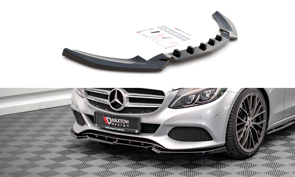 Voorspoiler passend voor Mercedes-Benz C Klasse Estate W205 Maxton