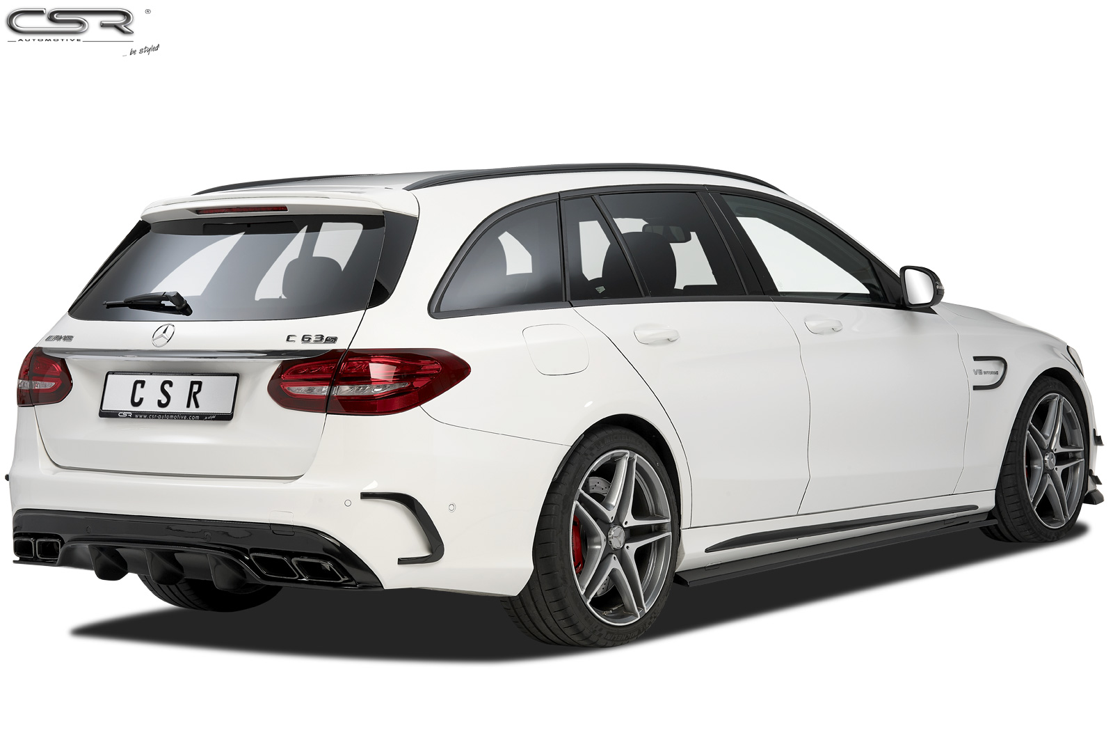 Airintakes framekant Mercedes-Benz C-Klasse 205