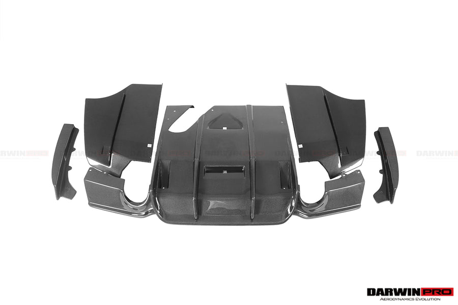 BMW 3 Series F30/F35 M-Tech GV Carbon Fiber Rear Lip w/ Diffuser & Caps 2011-2019