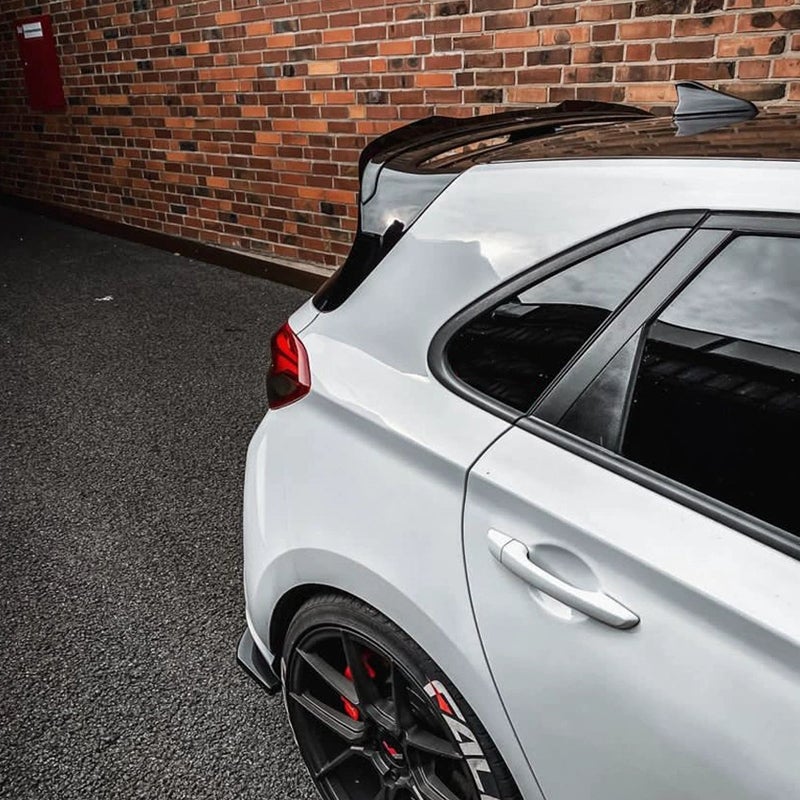 Dakspoiler (Spoiler Cap)  Hyundai i30N (PDE) 2017- (ABS Glanzend zwart)