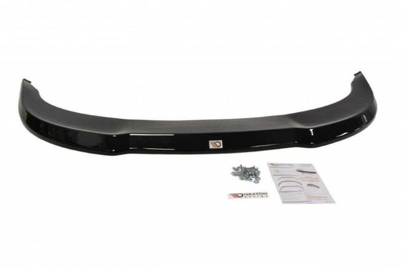Voorspoiler passend voor Audi A6 S-Line C6 Glanzend Zwart