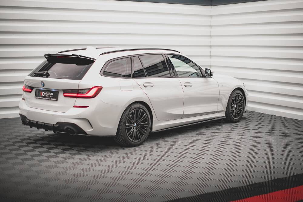 Bodykit passend voor BMW 3 M-Pack Touring G21 Maxton Glanzend zwart