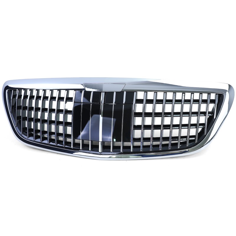 Grill passend voor Mercedes W222 Vertical Design Chroom Nightvision