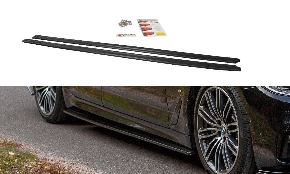 Zijskirts Diffuser passend voor BMW G30/G31 M-Pakket Glossy Black