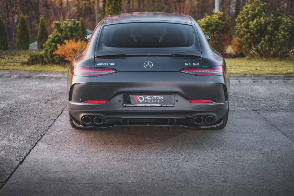 Achter Diffuser passend voor Mercedes-AMG GT 53 4 Deurs Coupe Glans Zwart