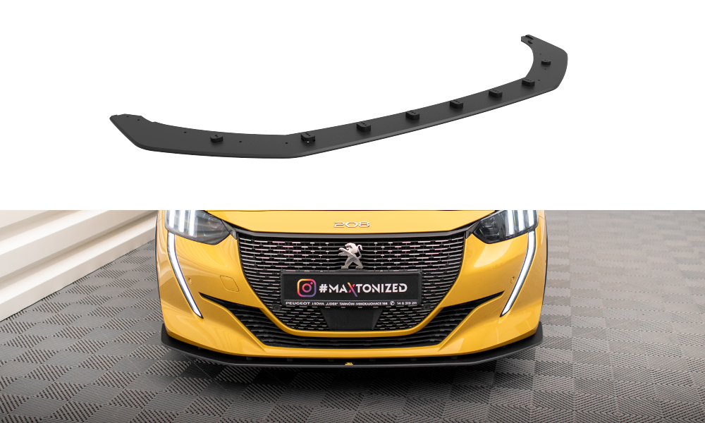 Voorspoiler Street Pro Peugeot 208 GT Maxton