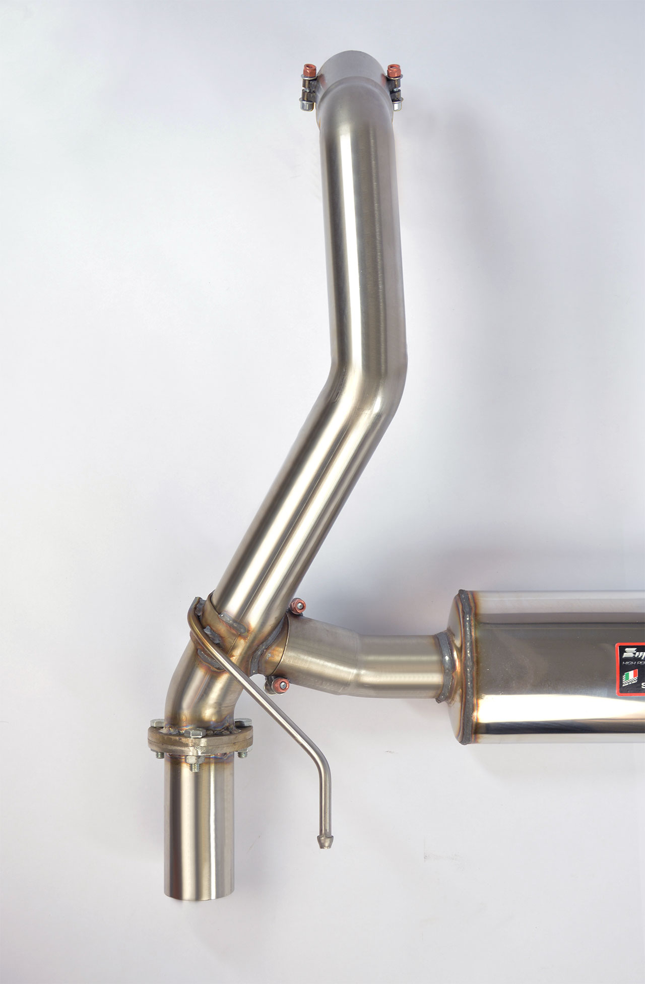 595 ABARTH 1.4T "Pista" (160 Hp) (Ø65 with valve) 2016 Rear exhaust right - left