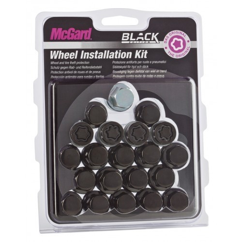 McGard Wielbout set M14x1.5 Bol radius R13 32,4mm Black