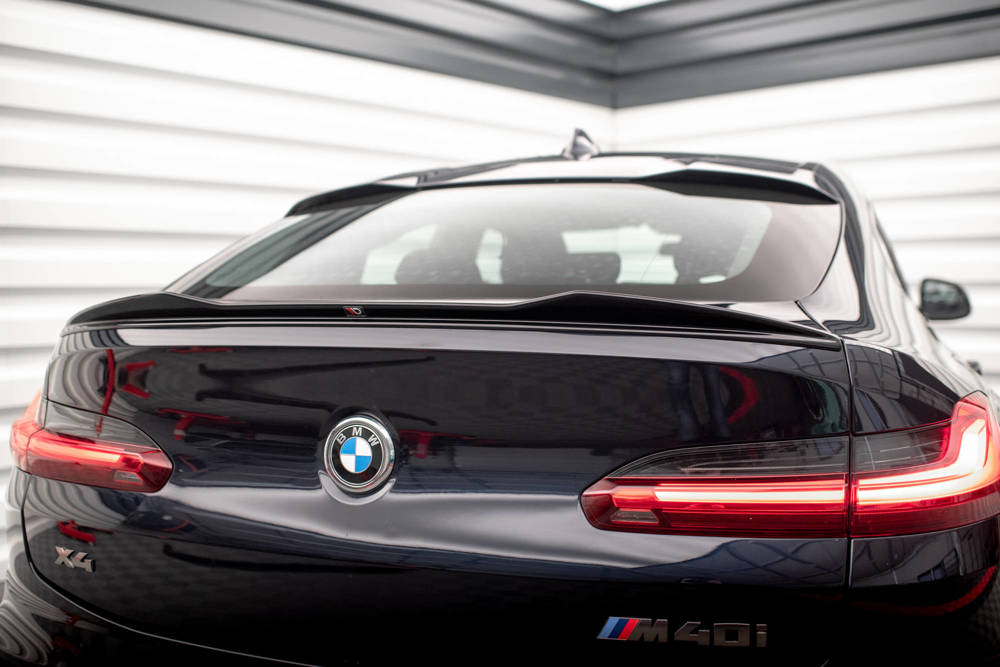 Spoiler passend voor BMW X4 M-Pack G02 Maxton Glans Zwart