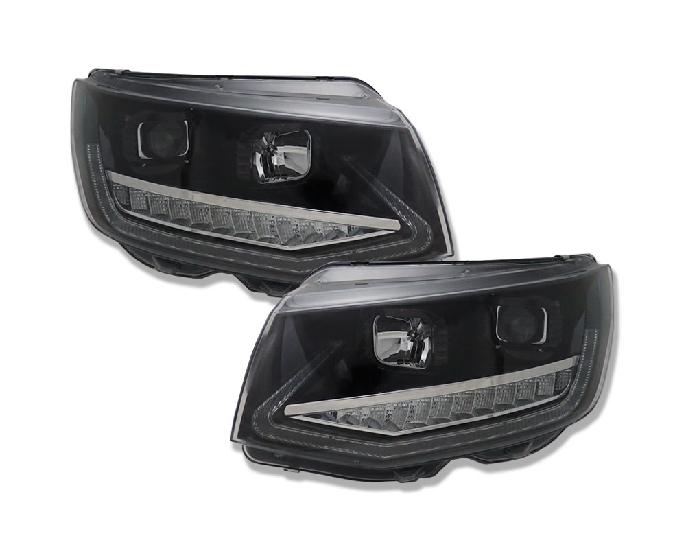 Koplampen VW T6 Multivan/Transporter Dynamic Tube Black