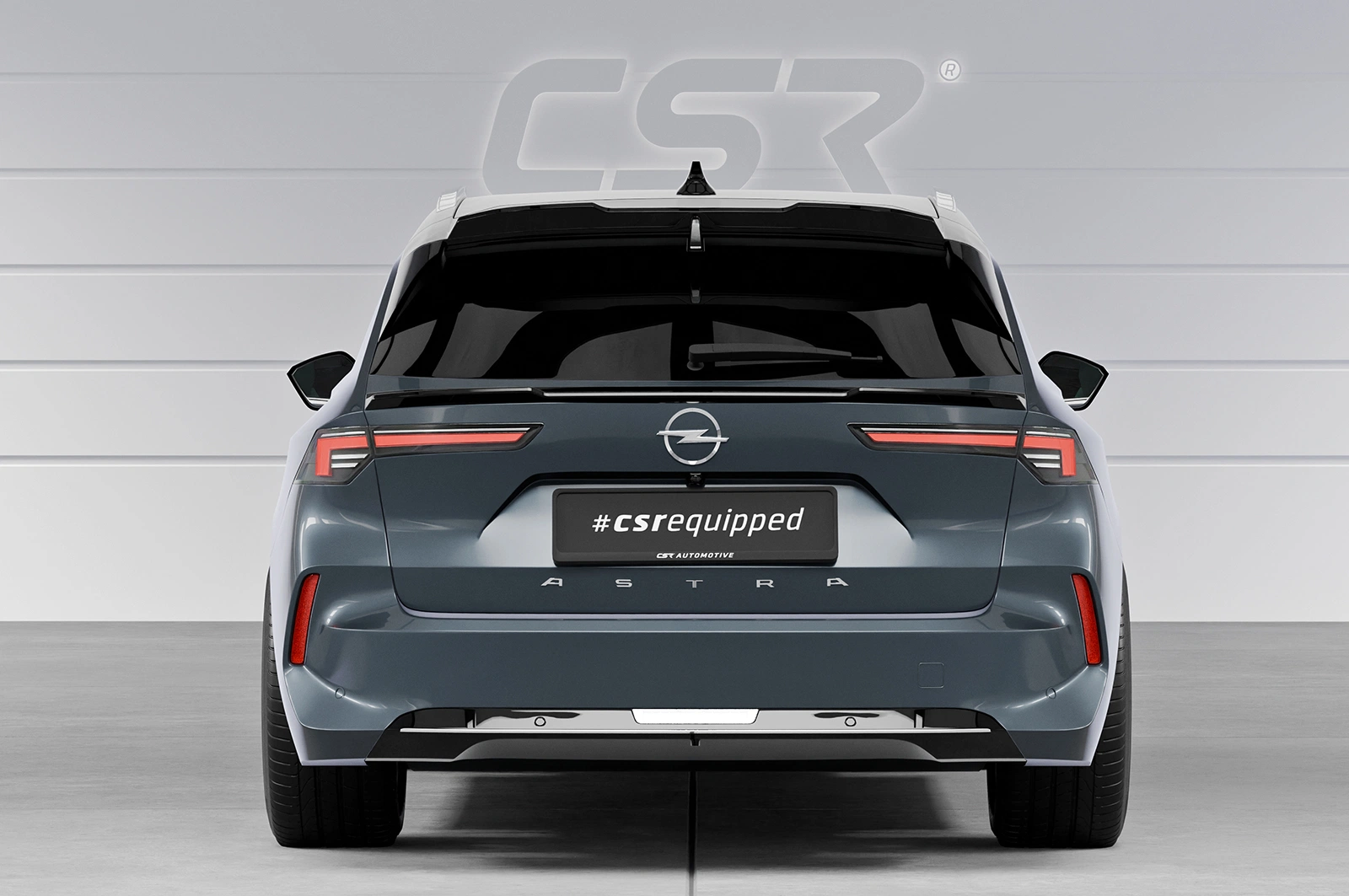 Achterspoiler Opel Astra L Sports Tourer glans zwart