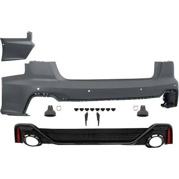 Achterbumper passend voor Audi A6 C8 Limousine RS Look