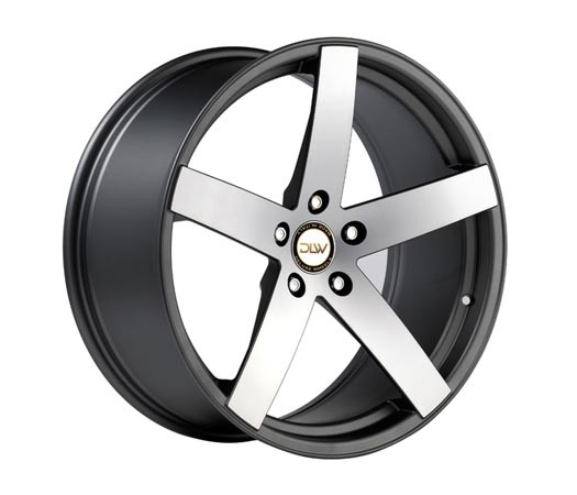 Deluxe Uros K Antraciet Matt Polish 8,5x19 5x112 ET35 Velgen