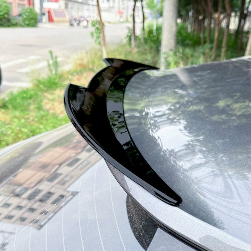 Dakspoiler (Spoiler Cap)  Audi Q3 (F3N) Sportback 2019-2025 (ABS Glanzend zwart)